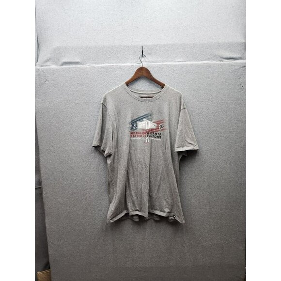 47 Brand XXL Atlanta Falcons NFL Gray Cotton/Polyester T-Shirt - Picture 1 of 4